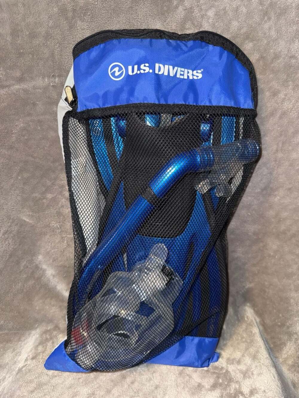 U.S. Divers Proflex Adult Snorkeling Set with Mask, Fins, Snorkel and Mesh Bag